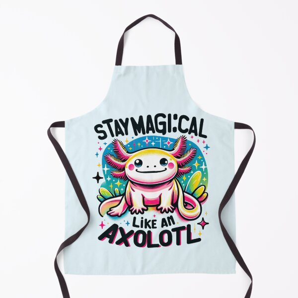 Item preview, happy smiling axolotl designed and sold by crea8iveway.