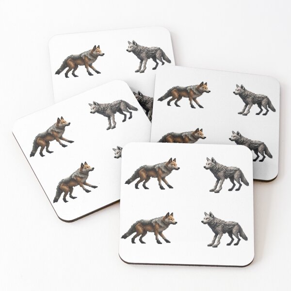 Item preview, Pixel Wolf Pack designed and sold by PlanetMarker.