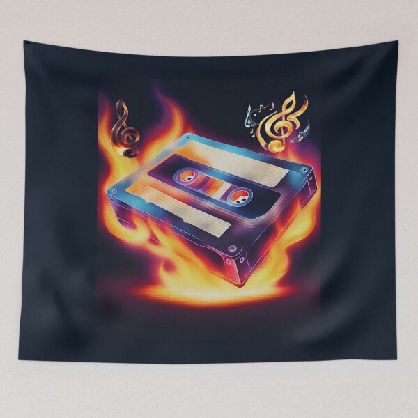 Item preview, Burning Cassette 7 designed and sold by TakeThis4.