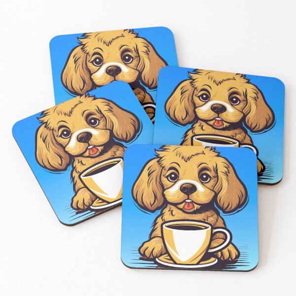 Item preview, My Nice Dog Drinks Coffee. Nice Gift For Lovers Of Coffee And Dogs. designed and sold by LuNkyRose.