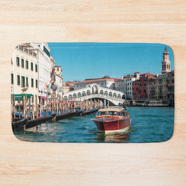 Item preview, Rialto Bridge water taxi  designed and sold by hawkie.