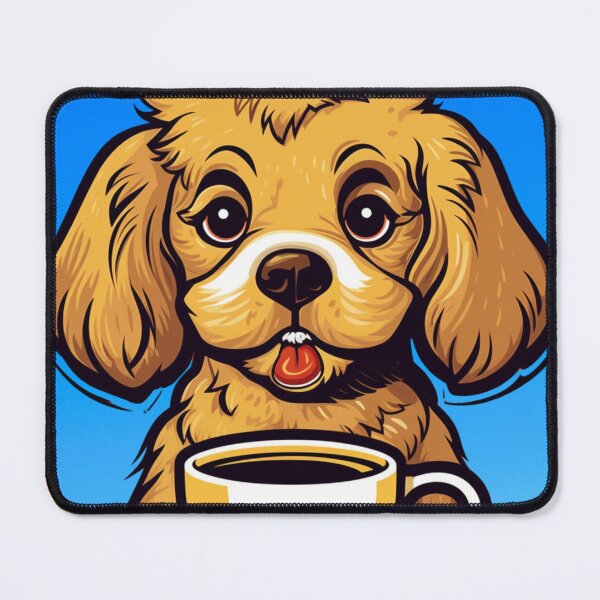 Item preview, My Nice Dog Drinks Coffee. Nice Gift For Lovers Of Coffee And Dogs. designed and sold by LuNkyRose.