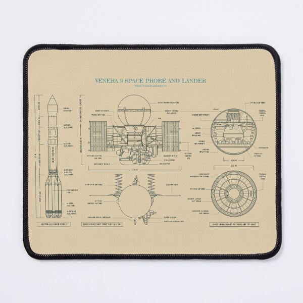 Item preview, Venus Exploration: Venera Spacecraft and Lander (Parchment) designed and sold by BGALAXY.