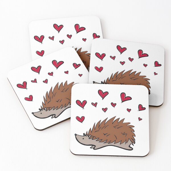 Item preview, Cute Hedgehog with Hearts designed and sold by LilithhWolf.