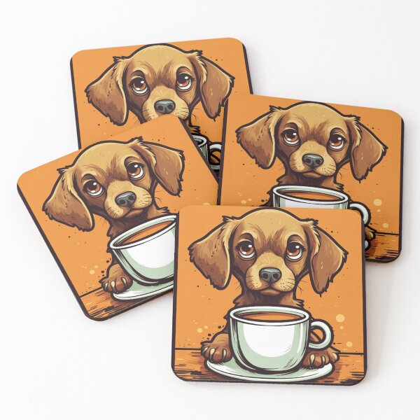 Item preview,  My Nice Dog Drinks Coffee. Nice Gift For Lovers Of Coffee And Dogs. designed and sold by LuNkyRose.