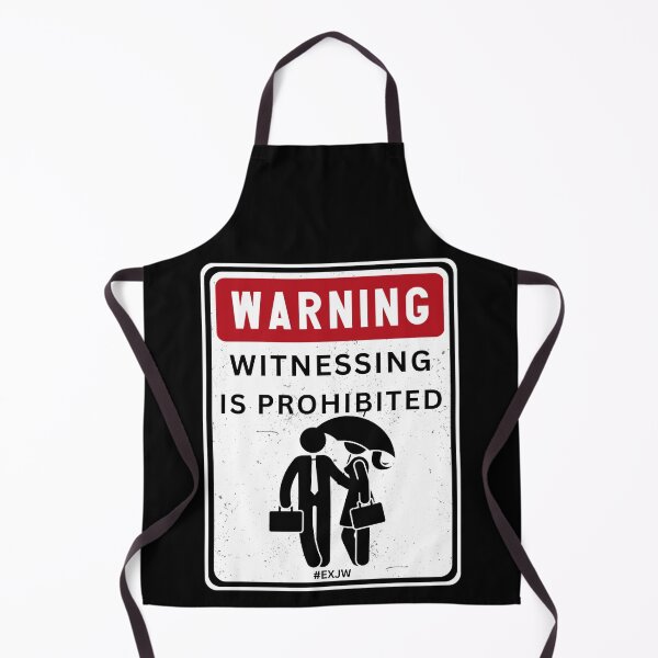 Item preview, Ex JW Warning Witnessing Is Prohibited designed and sold by RakelMacc.
