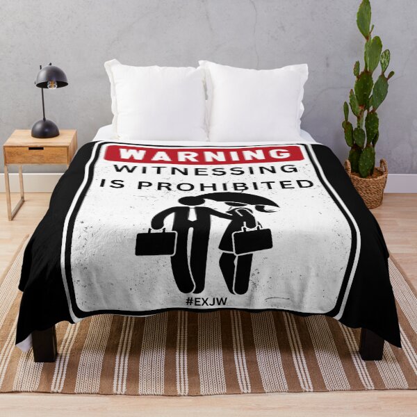 Item preview, Ex JW Warning Witnessing Is Prohibited designed and sold by RakelMacc.