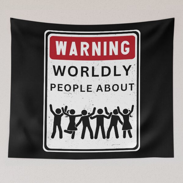 Item preview, Ex JW Warning Worldly People About designed and sold by RakelMacc.