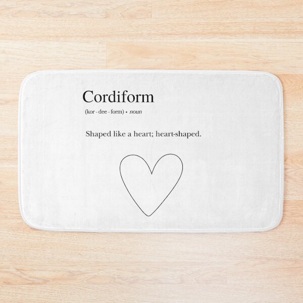 Item preview, Cordiform: heart-shaped designed and sold by FaelynDesigns.