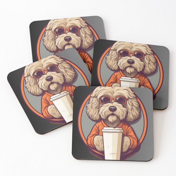 Item preview, My Nice Dog Drinks Coffee. Nice Gift For Lovers Of Coffee And Dogs. designed and sold by LuNkyRose.