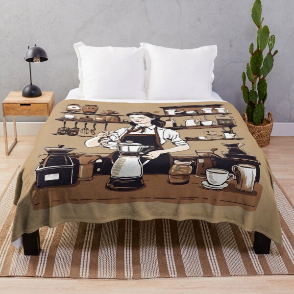 Item preview, Vintage Retro Coffee Lady designed and sold by jessypaul027.
