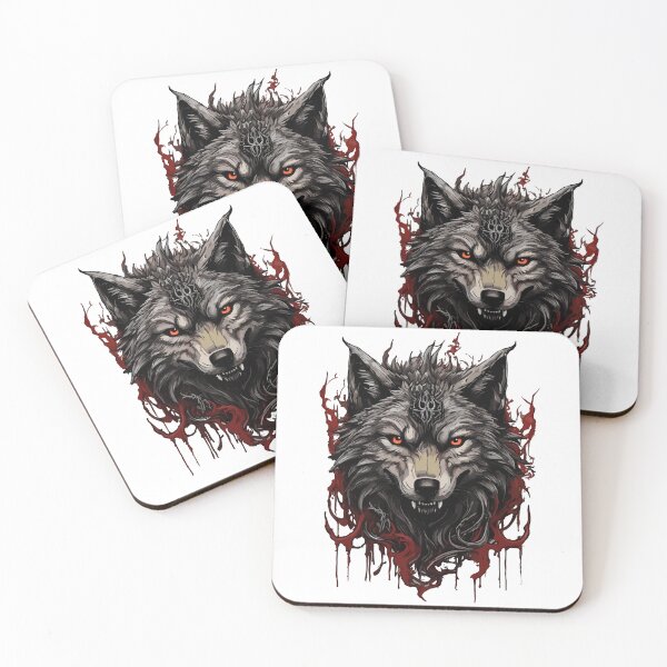 Item preview, Wolf Head designed and sold by pecussoul.