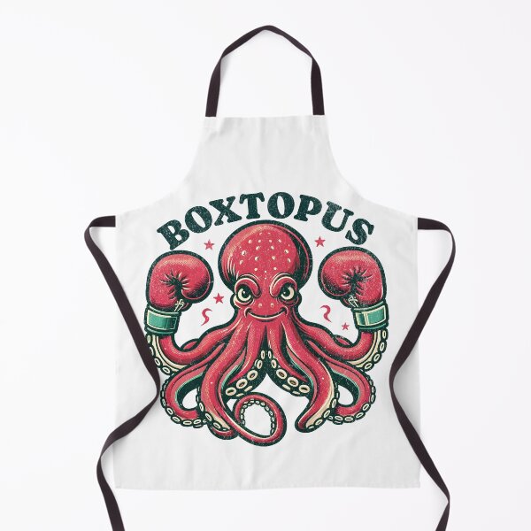 Item preview, Boxing Octopus Pun - Kawaii Squid Boxer designed and sold by BeansterNL.