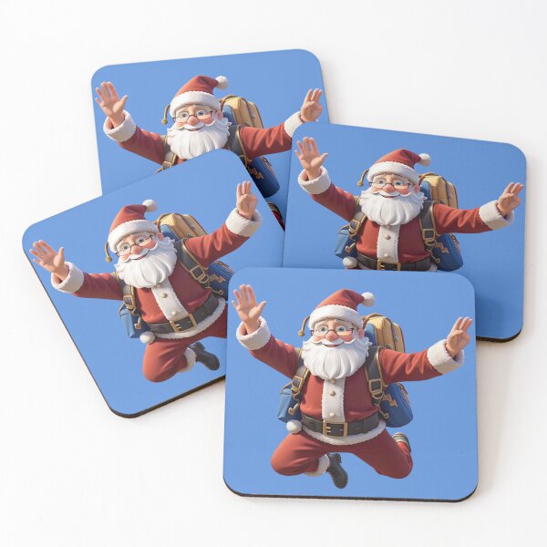 Item preview, Santa Claus Skydiving designed and sold by HarriPaloma.