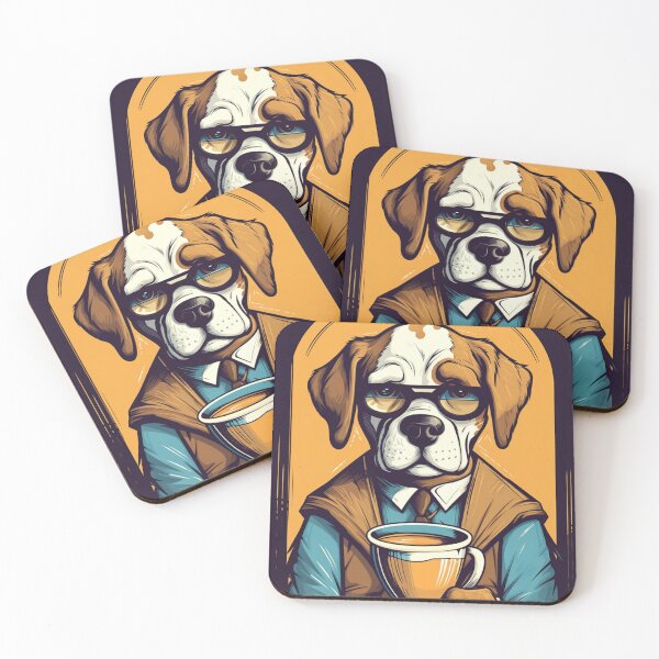 Item preview,  My Cute Dog Drinks Coffee. Nice Gift For Lovers Of Coffee And Dogs. designed and sold by LuNkyRose.