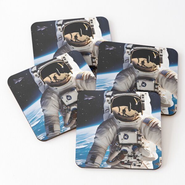 Item preview, Astronaut taking selfie during mission designed and sold by qoaqja.