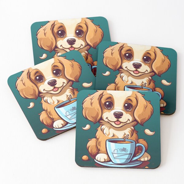 Item preview, My Cute Dog Drinks Coffee. Nice Gift For Lovers Of Coffee And Dogs. designed and sold by LuNkyRose.