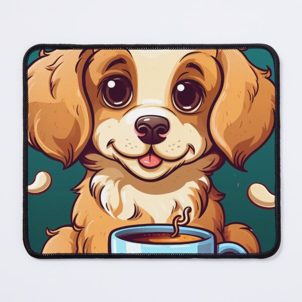 Item preview, My Cute Dog Drinks Coffee. Nice Gift For Lovers Of Coffee And Dogs. designed and sold by LuNkyRose.