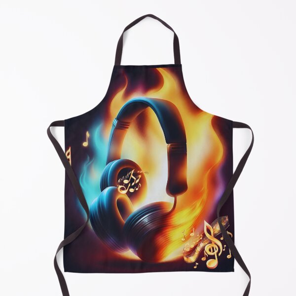 Item preview, Burning Headphones designed and sold by TakeThis4.