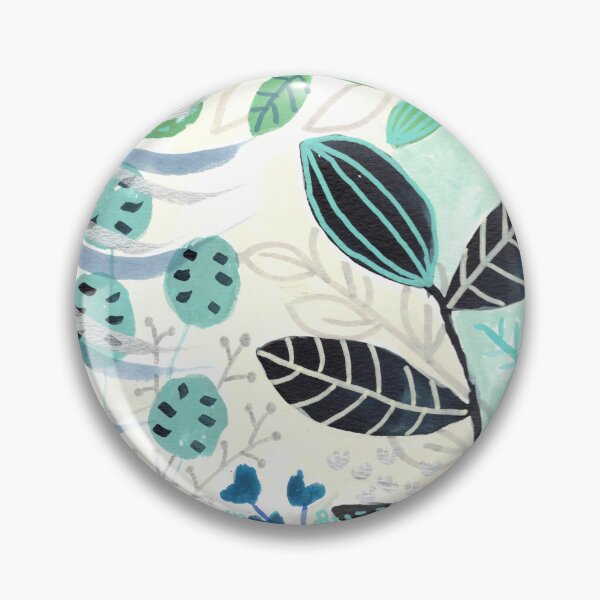 Item preview, Silver and blue leaves designed and sold by VictoriaP79.