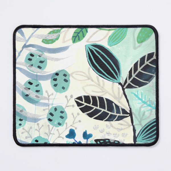Item preview, Silver and blue leaves designed and sold by VictoriaP79.