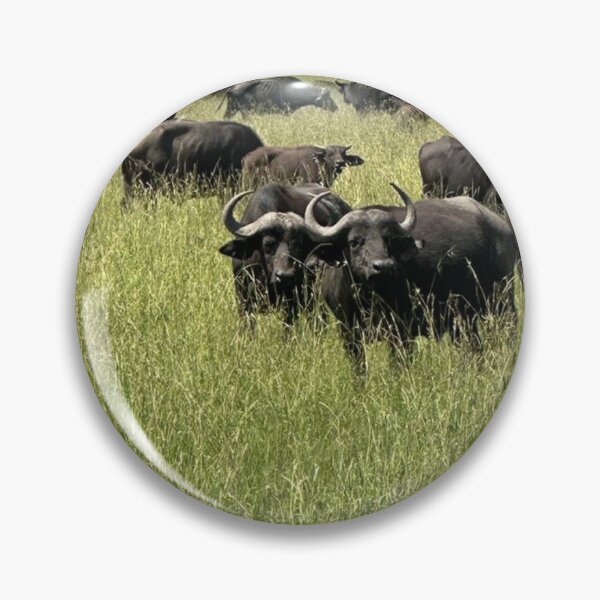 Item preview, Joyful Herd of Buffaloes in Masai Mara Kenya designed and sold by annenambiro.