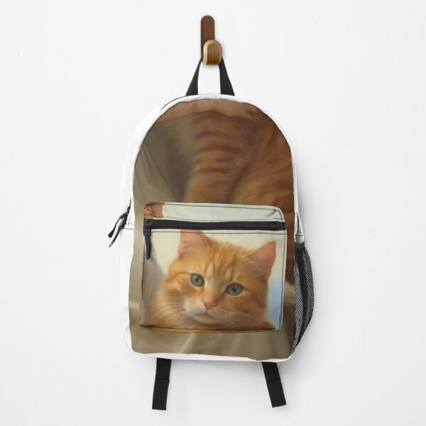 Item preview, Painting of an Angel taking care of an orange cat designed and sold by PawPawa.