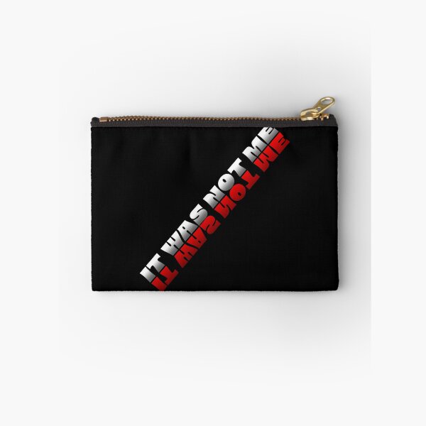 Item preview, The inscription IT WAS NOT ME in shades of white and red designed and sold by CoolVisionStd.