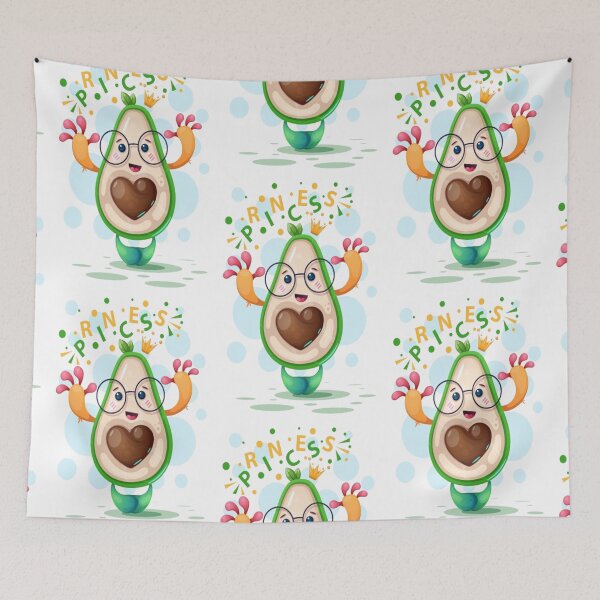 Item preview, cartoon Avocado Princess funny Sunglasses  designed and sold by dimaxstore.