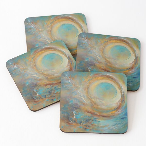 Item preview, Despertar espiritual abstracto azul designed and sold by Tamas Das.