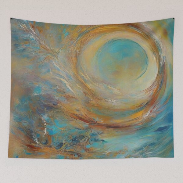 Item preview, Blue Abstract Spiritual Awakening  designed and sold by Tamas Das.