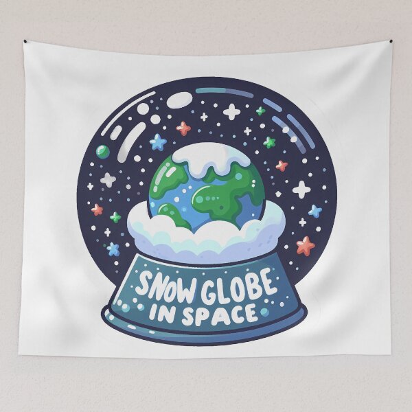 Item preview, Snow Globe in Space designed and sold by STICKERSPRITZ.