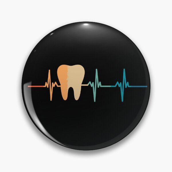 Item preview, Retro dentist heartbeat  designed and sold by LU NA.