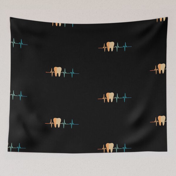 Item preview, Retro dentist heartbeat  designed and sold by LU NA.