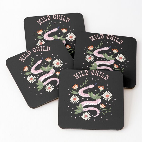 Item preview, Wild child | floral and snake  designed and sold by SaltandSoot.