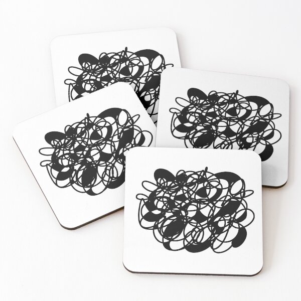 Item preview, black abstract designed and sold by TiffyChaa.