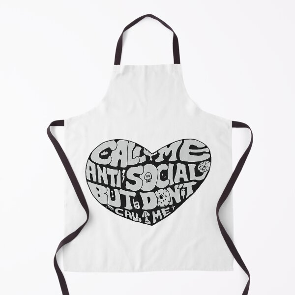 Item preview, doodle call me antisocial dont sticker designed and sold by Unbranddigitalart.