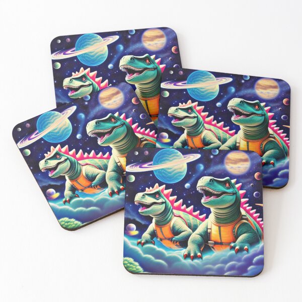Item preview, Dinosaurs in space designed and sold by Flowerslaps.