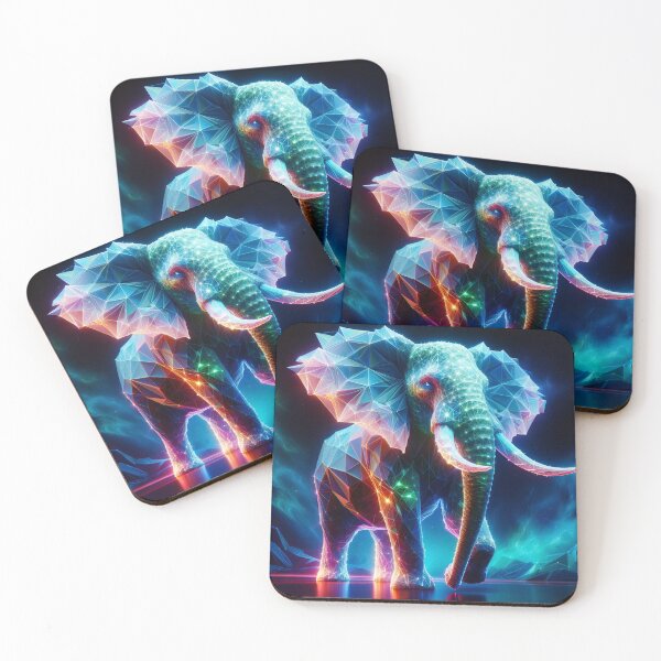 Item preview, Luminous Geometric Elephant Nebula designed and sold by Nick Seidel.