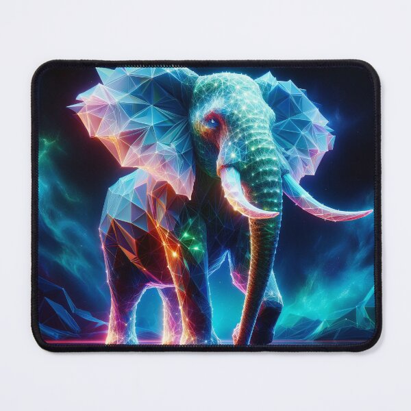 Item preview, Luminous Geometric Elephant Nebula designed and sold by Nick Seidel.