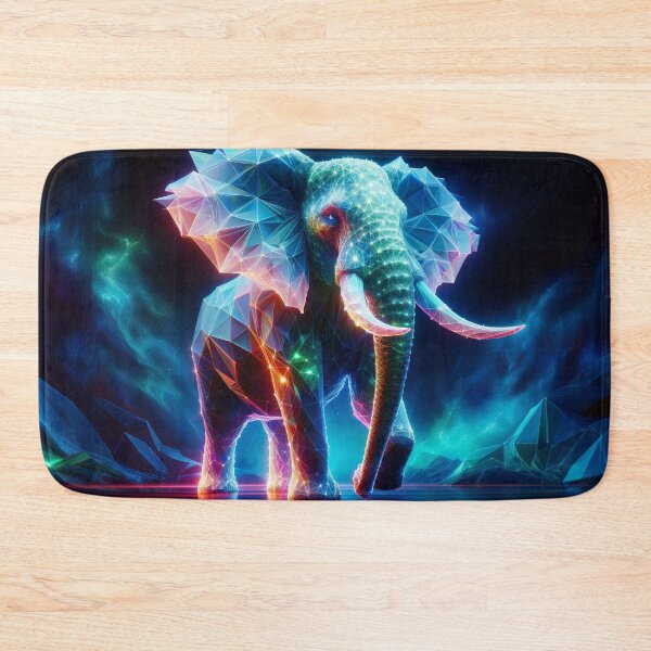 Item preview, Luminous Geometric Elephant Nebula designed and sold by Nick Seidel.