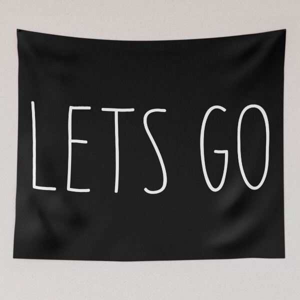 Item preview, Trending Slogan Lets Go In White designed and sold by NeavesPhoto.
