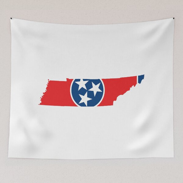 Item preview, Tennessee State Outline Flag designed and sold by Morgan Turrentine.