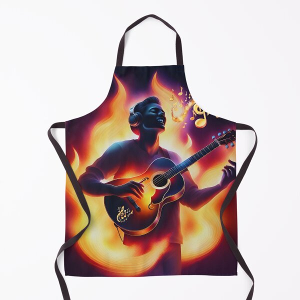 Item preview, The Burning Guitarist designed and sold by TakeThis4.