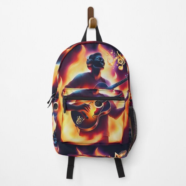 Item preview, The Burning Guitarist designed and sold by TakeThis4.