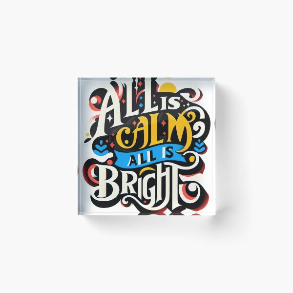 Item preview, All is calm all is bright designed and sold by maxmaj.