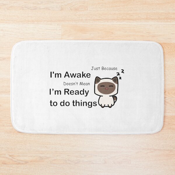 Item preview, Just Because I'm Awake series 2 (cat) designed and sold by vallass.