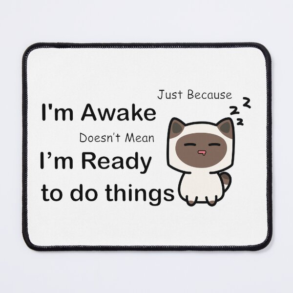 Item preview, Just Because I'm Awake series 2 (cat) designed and sold by vallass.