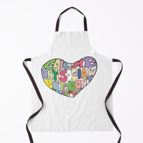 Item preview, colorful call me antisocial but don't sticker designed and sold by Unbranddigitalart.