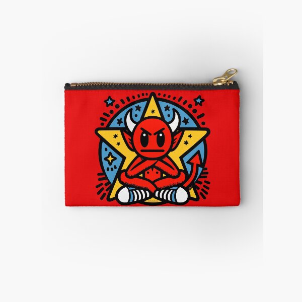 Item preview, Red Devil Cross Leffed Doodle designed and sold by PickledjoArt.